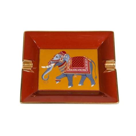 hermes ashtray elephant|vintage hermes ashtrays.